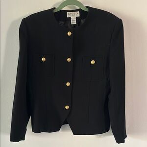 Military style Women's Jacket with Gold Buttons